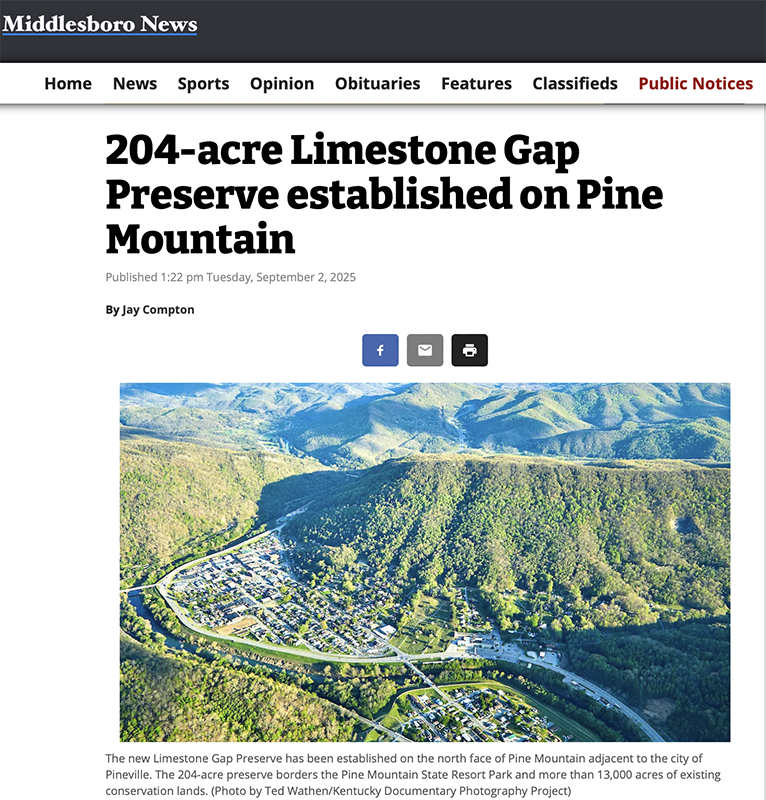 LimestoneGap-news